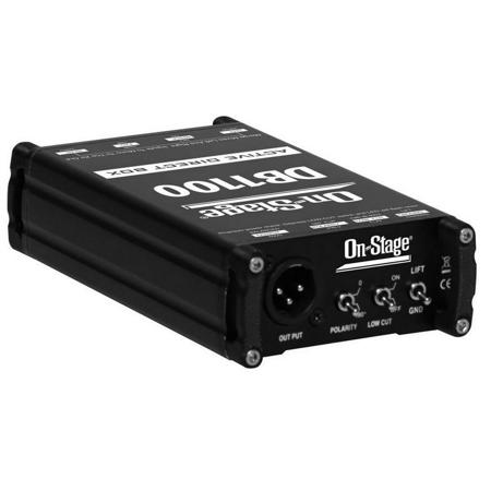 On-Stage DB1100 Active Direct Box with Stereo-to-Mono Summing