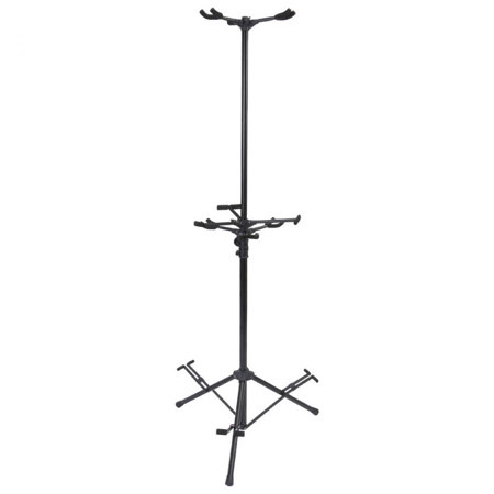 On-Stage GS7652B Six-Guitar Tripod Stand, Black