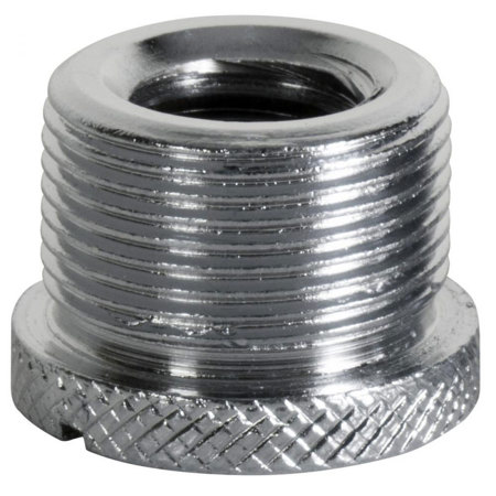 On-Stage MA-300 5/8" Male to 3/8" Female Knurled Mic Screw Adapter, Set of 2
