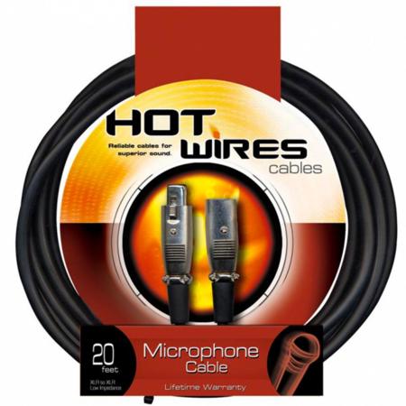 On-Stage MC12-20XLR 20' Microphone Cable, Male XLR to Female XLR