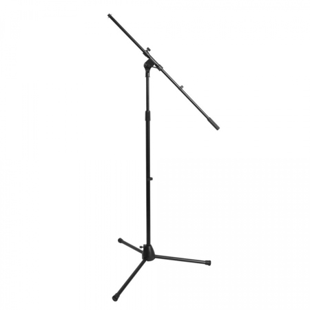 On-Stage MS7701B Euro-Boom Microphone Stand, Black
