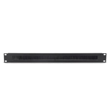 On-Stage RPBR1000 1U Rack Brush Panel, Black