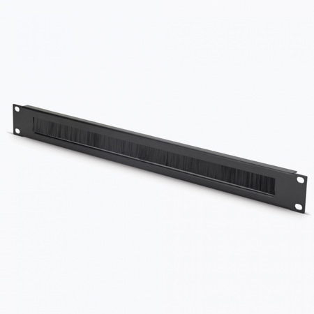 On-Stage RPBR1000 1U Rack Brush Panel, Black