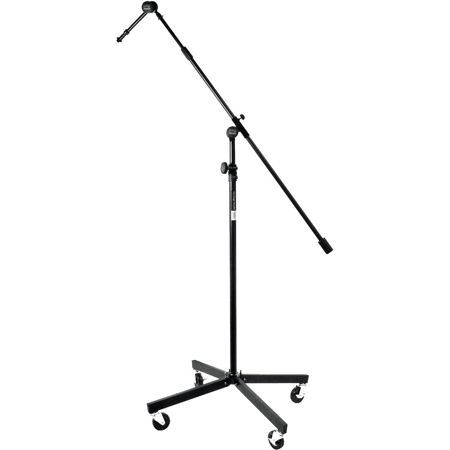 On-Stage SB96PLUS Studio Microphone Stand with 7" Mini Boom Extension and Casters