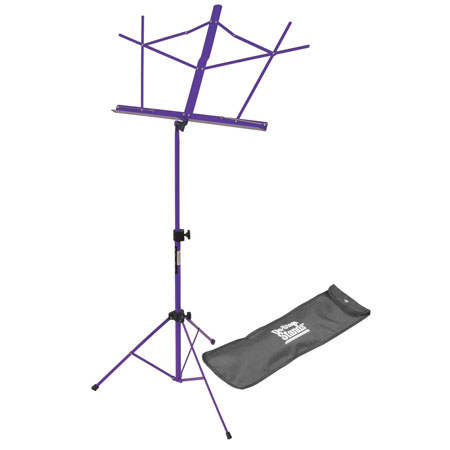 On-Stage SM7122PB Compact Sheet Music Stand with Bag, Purple
