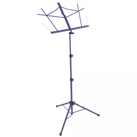 On-Stage SM7222 Tubular Tripod Base Sheet Music Stand with Bag, Dark Blue