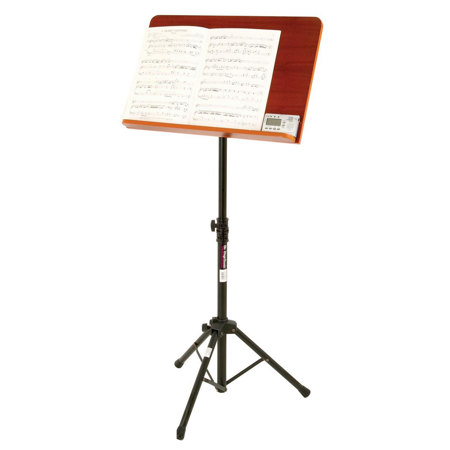 On-Stage SM7312W Conductor Stand with Wide Rosewood Bookplate
