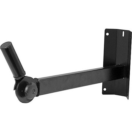 On-Stage SS7321 Pair of Corner Wall Mount Speaker Bracket, Black