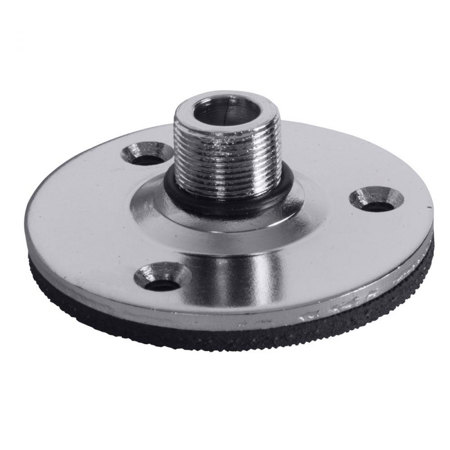 On-Stage TM08 Deluxe Podium Flange Mount with Rubber Base, Chrome