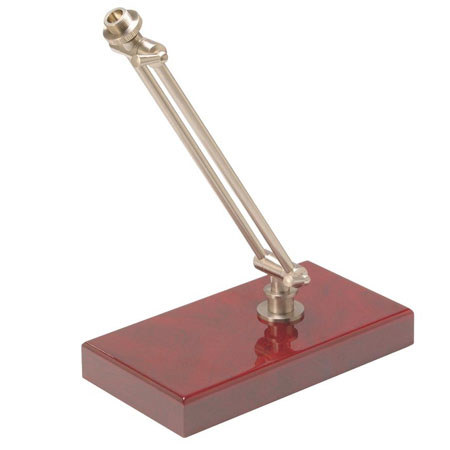 On-Stage WDS100 Executive Desktop Microphone Stand, Brushed Aluminum