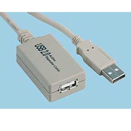 Opticstar 5m USB 2.0 Repeater Cable, USB 1.1 Compatible