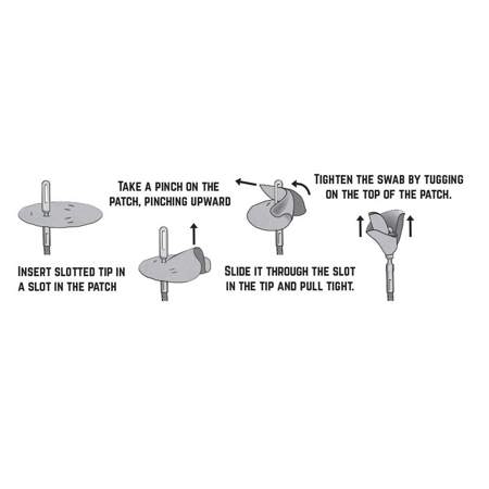 Otis Technology Otis 919-901 The Otis Reload - 3" Patches & Solvent Combo