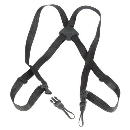 Op/Tech Bino/Cam Harness, Non-Elastic Version for Cameras & Binoculars - Black