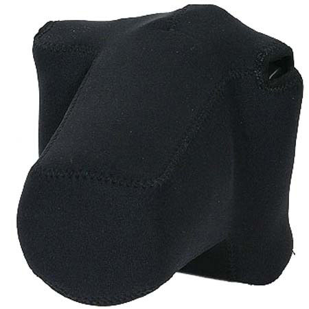 Op/Tech Soft Pouch Case for Digital Cameras with Extended Battery Pack &amp; Zoom Lens - Black - #D-Pro Zoom