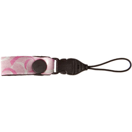 Op/Tech 3423021 Finger Cuff-QD Compact Strap,Pink Swirl