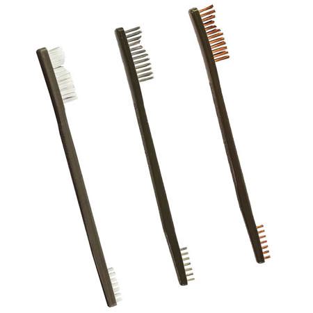 Otis Technology Variety Pack A/P Brushes, Nylon/Blue Nylon/Bronze, 1 Each