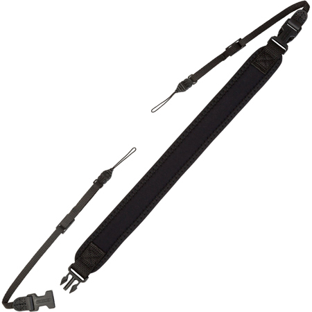 Op/Tech Mirrorless Strap with Mini QD Loops for Mirrorless Cameras and Small SLR Cameras, Black