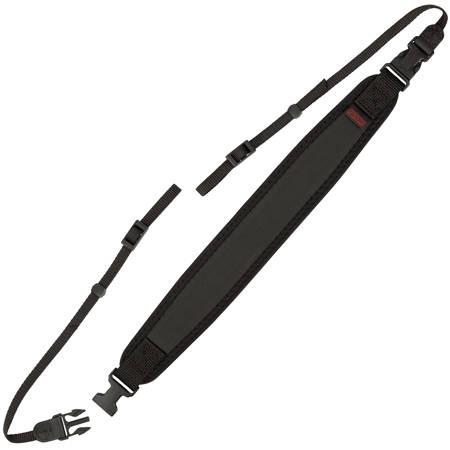 Op/Tech 1001092 Super Classic Strap 3/8" with Webbing, Black