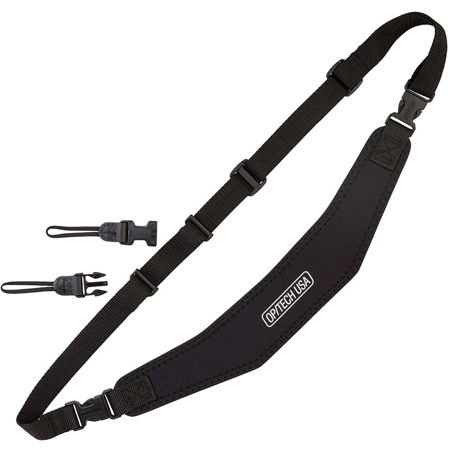 Op/Tech Utility Strap-Sling, Neoprene Pad with Lycra Binding, 3/4" Webbing, Black