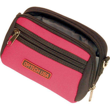 Op/Tech 8406124 Zippeez Camera Belt Pouch Medium Wine