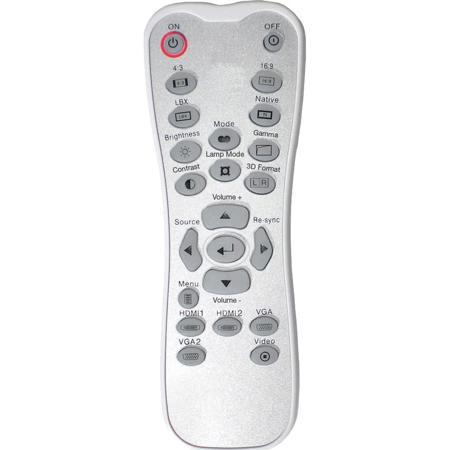 Optoma BR-3067B Remote Control with Backlight for HD25-LV and HD25 Projectors