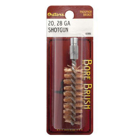 Outers Shotgun Phosphor Bronze Bore Brush, 20/28 Gauge