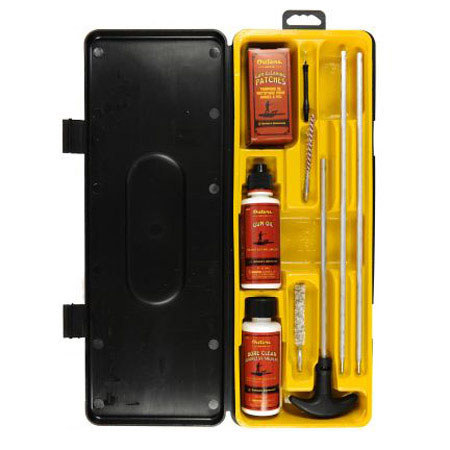 Outers Aluminum Rods .22 Caliber Rifle Cleaning Kit with Storage Box