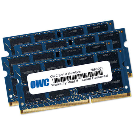 OWC 64GB (4x 16GB)DDR3 1867MHz 204-Pin SO-DIMM (PC3-14900) Memory Upgrade Kit