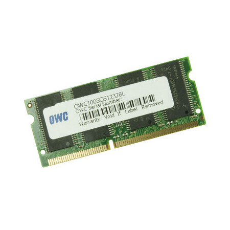 OWC 512MB 100MHz 144-Pin DDR SO-DIMM (PC100) 1.25" Tall Memory Upgrade Module