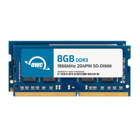 OWC / Other World Computing 16GB (2x8GB) 204-Pin DDR3L 1866MHz Non-ECC SO-DIMM Memory Upgrade Kit