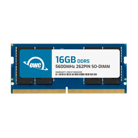 OWC 16GB 262-Pin DDR5 5600MHz Non-ECC SO-DIMM Memory Module