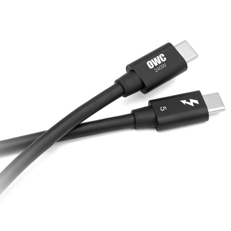 OWC / Other World Computing Thunderbolt 5 USB Type-C Male Retail Cable 11.8"