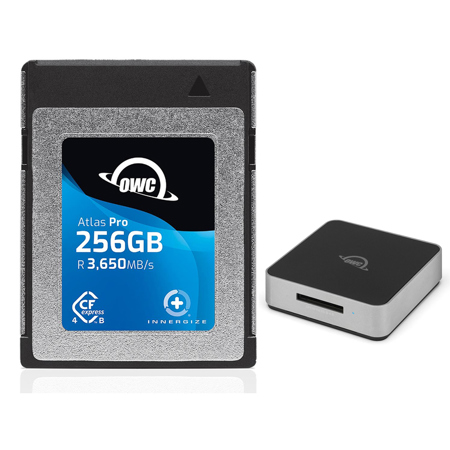 OWC Atlas Pro 256GB CFexpress Type-B 4.0 Memory Card, w/CFexpress Type-B Reader