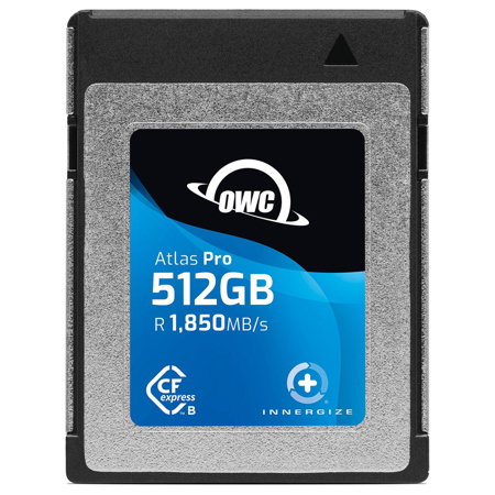 OWC Atlas Pro 512GB CFexpress 2.0 Type-B Memory Card, 1850MB/s Read