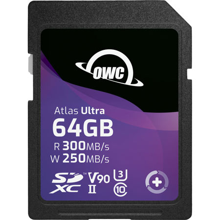 OWC / Other World Computing Atlas Ultra 64GB SDXC UHS-II V90 Memory Card