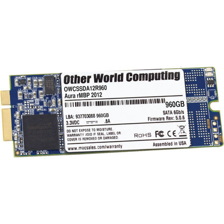 OWC 1TB Aura 6G Internal SSD for 2012-13 MacBook Pro with Retina Display