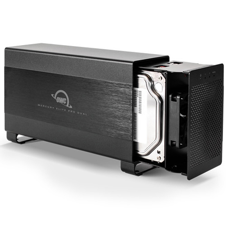 OWC Mercury Elite Pro Dual 2TB (2x 1TB) 2-Bay 7200RPM HDD RAID Storage Solution