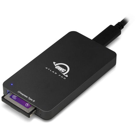 OWC Atlas FXR Thunderbolt & USB 3.2 CFexpress Type-B Card Reader