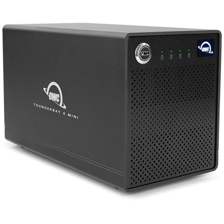 Thunder Bay 4 Mini 8TB (4x 2TB) 4-Drive SSD Thunderbolt 3 RAID 5 Array, Black