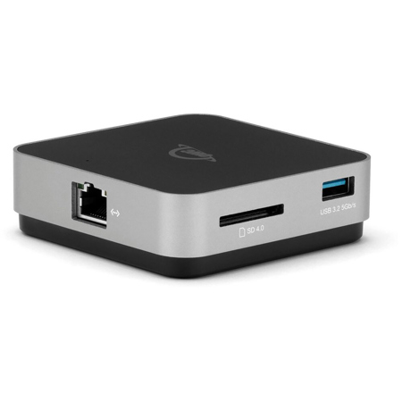 OWC USB-C Travel Dock E 92W 6-Port Docking Station, Space Gray