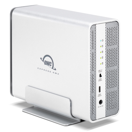 OWC Express 4M2 USB4 NVMe M.2 External Desktop SSD Enclosure w