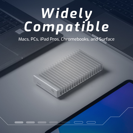 OWC Express 1M2 USB4 80Gb/s Portable Bus-Powered NVMe M.2 External