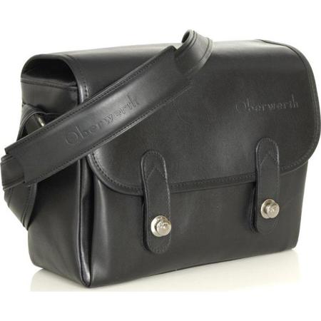 Oberwerth Freiburg Compact Photo Bag - 100% Cow-Hide - Black