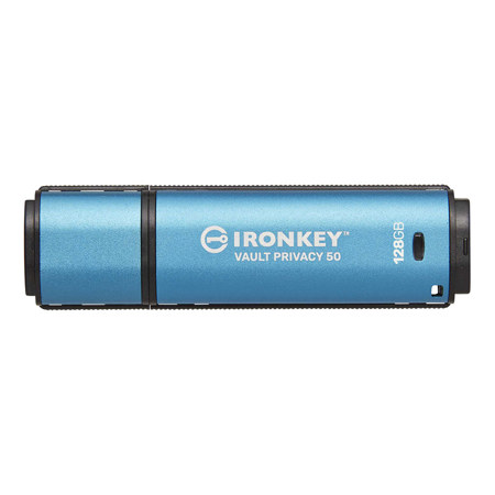 Kingston Technology IronKey Vault Privacy 50 Series Encrypted USB 3.2 Gen 1 Type-A Flash Drive