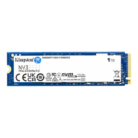Kingston Technology NV3 PCIe 4.0 NVMe M.2 2280 Internal SSD