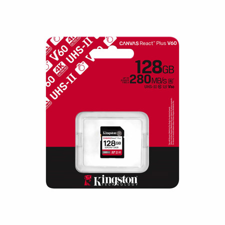 Kingston Technology Canvas React Plus V60 SDXC UHS-II Class 10