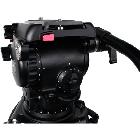 OZEN AGILE 15S Fluid Head with S-LOC Camera Mounting Plate, 8.8-35.2 lb Payload