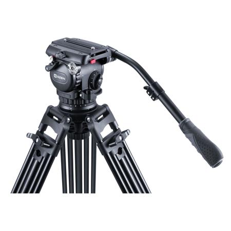 OZEN AGILE 8S Fluid Head with S-LOC Camera Mounting Plate, 2.2-22 lb Payload