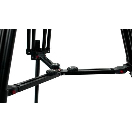 OZEN 10CF2 3-Section Carbon Fiber Tripod w/AGILE 10 100mm Fluid Head, E-Z Load