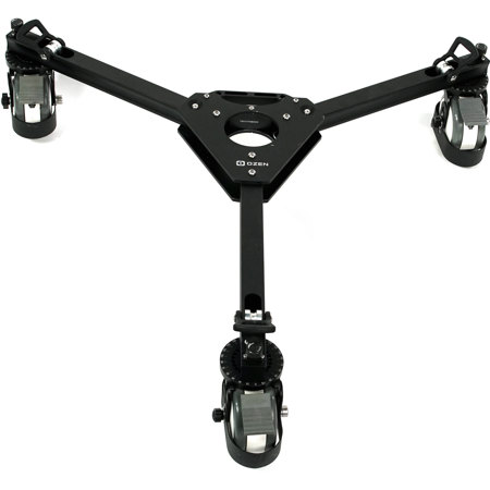 OZEN Heavy-Duty Tripod Dolly with Precision Azimuth-Tracking Wheels & Cable Guards